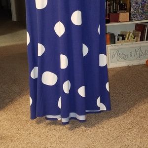 Lula Roe Polka dot maxi skirt